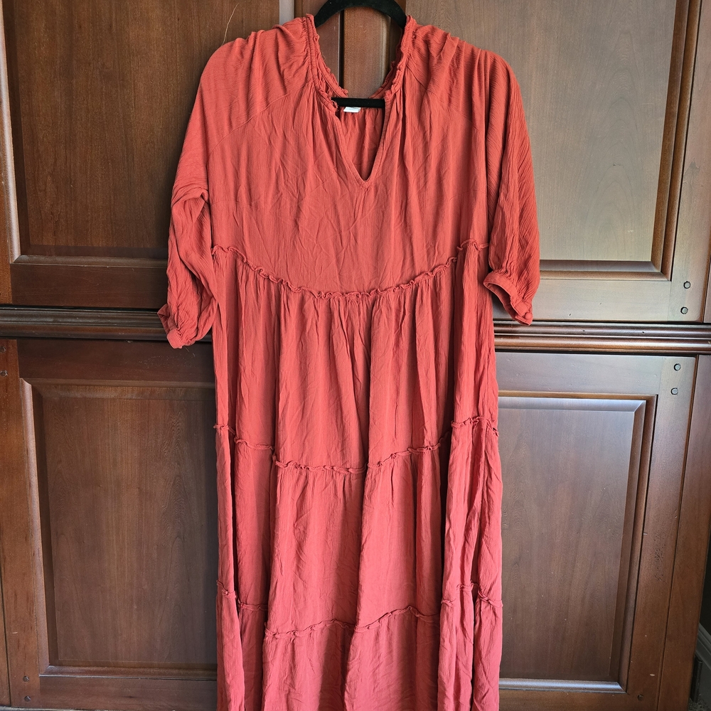 Old Navy Rust Maxi Dress